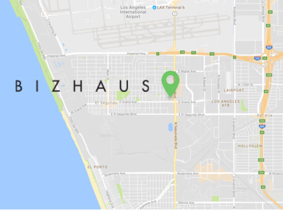 Bizhaus Locations El Segundo Map